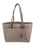 Tory Burch Neut Leather Gold-tone Hdw Shldr Bag