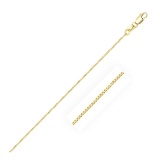 14k Gold Classic Box Chain 0.6mm