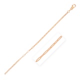14k Rose Gold Fine Paperclip Chain 1.5mm