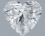 Gia Certified Heart Cut .70ct Vvs1 Diamond