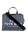 Marc Jacobs Graphic Blue Canvas Zip Top Hdl Bag