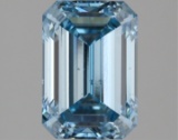 Fancy Blue Emerald Cut 2.21ct Vs2 Lab Diamond
