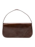 Prada Spazzolato Tabacco Leather Emb Shldr Bag