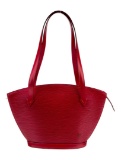 Louis Vuitton St Jacques Pm Red Epi Shldr Bag