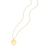 14k Gold Compass Necklace