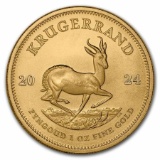 2024 South Africa 1 Oz Gold Krugerrand Bu