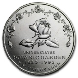 1997-p Botanical Garden $1 Silver Commem Bu W/ Coa