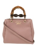 Gucci Neutrals Leather Snap Cls Top Hdl Bag