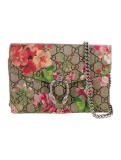Gucci Gg Supreme Dionysus Mini Pink Snap Shldr Bag
