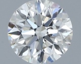 Gia Certified Round Cut .55ct Vvs1 Diamond