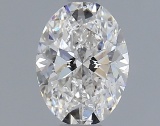 Gia Certified Oval Cut .64ct Si2 Diamond