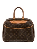 Louis Vuitton Brown Ctd Canvas Mono Top Hdl Bag