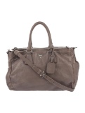 Prada Nero Nappa Leather Snap Crossbody Bag