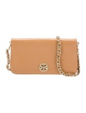 Tory Burch Neutrals Saffiano Chain-link Shldr Bag