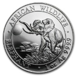 2016 Somalia 1 Oz Silver Elephant Bu