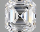 Igi Certified Asscher Cut 4.19ct Vs1 Lab Diamond