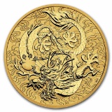 2022 Australia 1oz Gold Chinese Myth & Lgnd Dragon