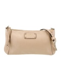 Kate Spade Neutrals Leather Zip Cls Shoulder Bag