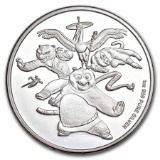 2023 1 Oz Silver Kung Fu Panda 15th Anniversary Bu