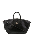 Tory Burch Leather Gold-tone Hdw Top Handle Bag