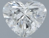 Gia Certified Heart Cut .50ct Vvs2 Diamond