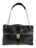 Nina Ricci Gold-tone Hdw Zip Closure Shldr Bag