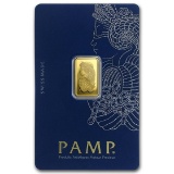 2.5g Gold Bar - Pamp Suisse Lady Fortuna Veriscan