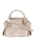 See By Chloe Neutrals Leather Zip Cls Top Hdl Bag