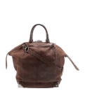 Alexander Wang Brown Leather Silver-tone Hdw Tote