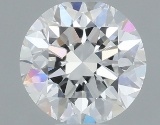 Gia Certified Round Cut .50ct Vvs1 Diamond