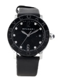 Bvlgari Bvlgari Ceramic Blk Dial Auto Women's 37mm
