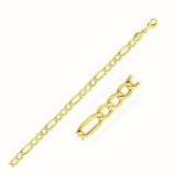 10k Gold Lite Figaro Chain 5.4mm