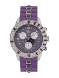 Christian Dior Christal Purple Dial Women's 39mm