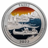 2022 1 Oz Silver Natb Yashu Mississippi Colorized