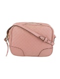 Gucci Microguccissima Bree Mini Pink Lthr Msgr Bag