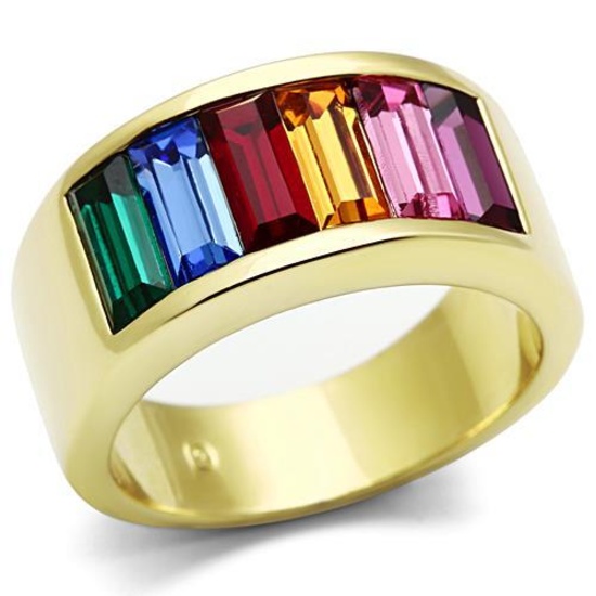 Glamorous 5.40ct Multi-gemstone Ring