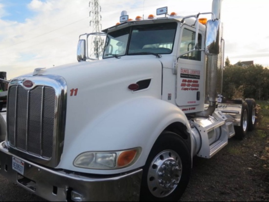 2012 Peterbilt Day Cab Tractor Diesel Engine, Eaton Fuller 10 Speed Trasmision