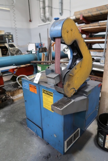Burr King 760 Belt Sander, KEI 2135-3 Dust Collector s/n 19826-2 (SOLD AS-