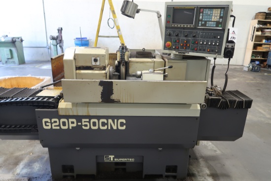 Supertec G20P-50CNC Universal Grinder, 8" Swing Over Table 20" Between Cent