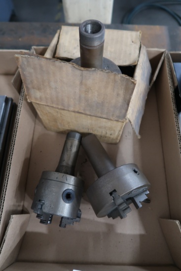 4" 3-Jaw 5C Chuck, 3" 3-Jaw 5C Chuck, 4" 3-Jaw Chuck (SOLD AS-IS - NO WARR