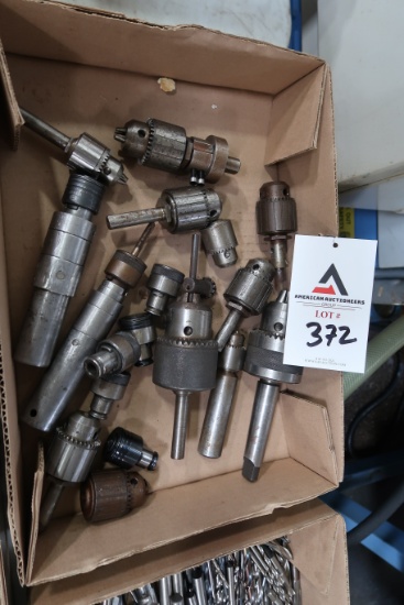 Drill Chucks, 11, Tapping Heads, 7 (SOLD AS-IS - NO WARRANTY)