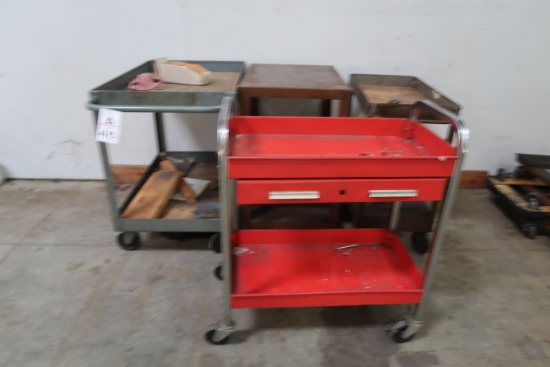 Steel Shop Carts (SOLD AS-IS - NO WARRANTY)
