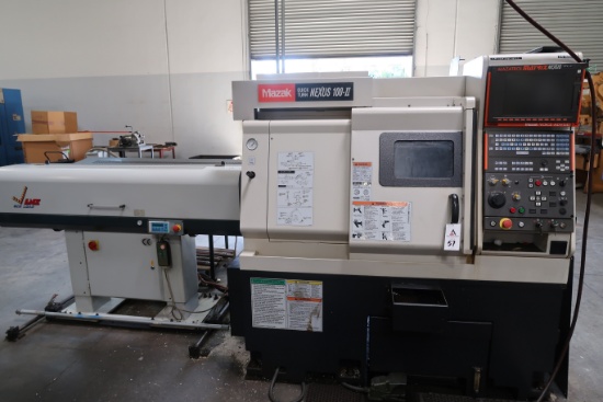 2006 Mazak Quick Turn Nexus 100-II CNC Lathe, 6" Chuck, 21.6" Max Swing, 17
