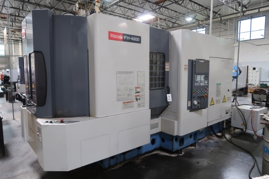 2000 Mazak FH-4800 4-Axis Horizontal Milling Machine, Travels 22"x24"x22" (