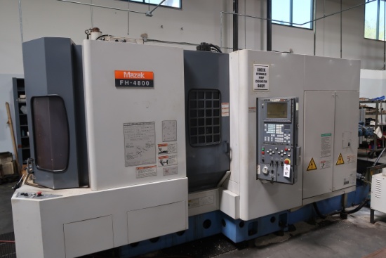 1999 Mazak FH-4800 4-Axis Horizontal Milling Machine, Travels 22"x24"x22" (