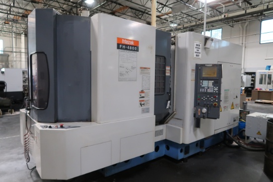 1998 Mazak FH-4800 4-Axis Horizontal Milling Machine, Travels 22"x24"x22" (