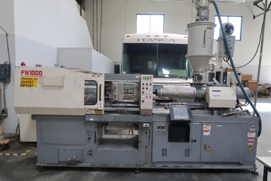Neisei FN1000 Injection Molding Machine, 3 - 5.3 0z Shot Capacity, 80-90 To