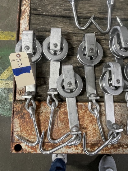 Trolleys with hooks