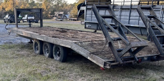8'x20' Trailer with 4' Dovetail and Ramps