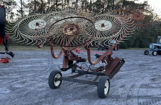 8 Wheel Hay Rake